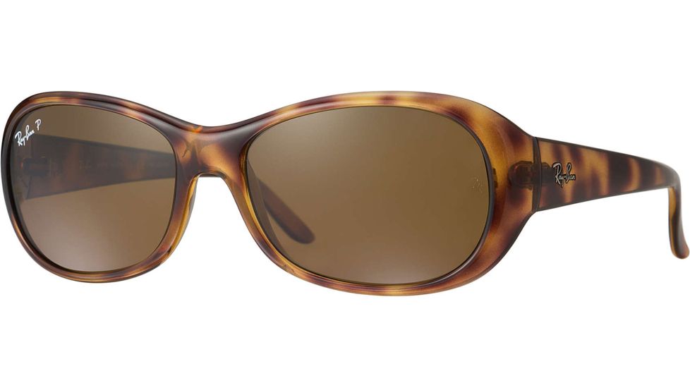 Ray-Ban RB4061 Sunglasses Styles - Havana Frame w/ Crystal Brown Polarized 55 mm Diameter Lenses, 642-57-5515