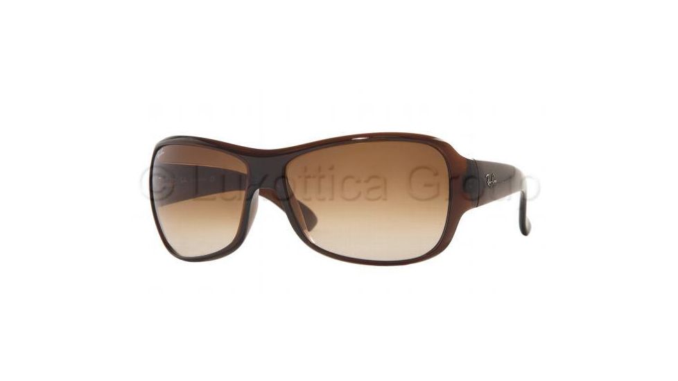 Ray-Ban RB4097 Sunglasses Styles, Dark Brown Frame w/ Brown Gradient 63 mm Diameter Lenses, 714-13-6314