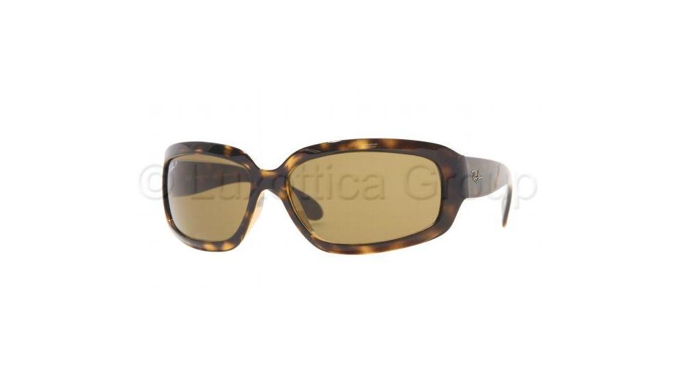 Ray-Ban RB4102 Sunglasses Styles - Light Havana Frame w/ Crystal Brown Polarized 63 mm Diameter Lenses, 710-57-6315