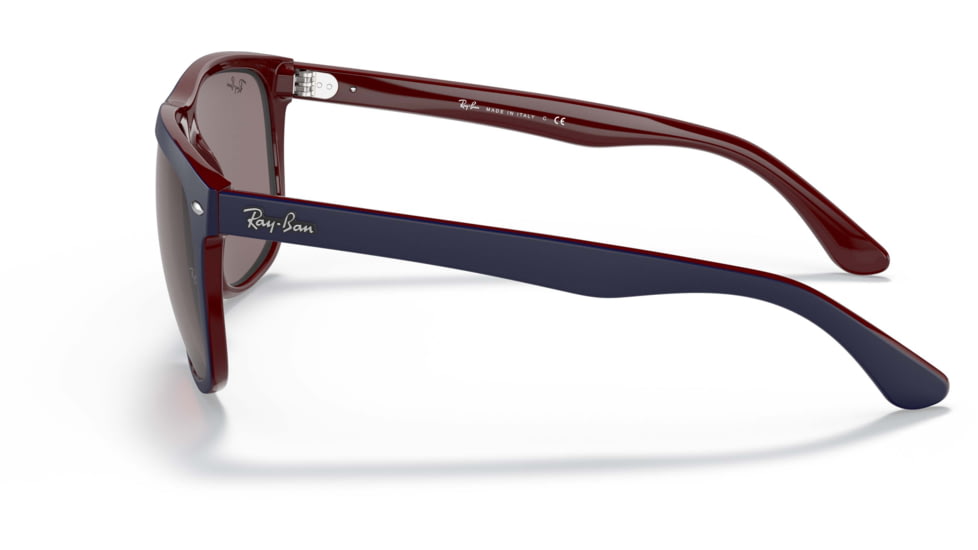 Ray-Ban RB4147 Standard Sunglasses, Violet Lenses, Matte Blue On Brown, 60, RB4147-65697N-60