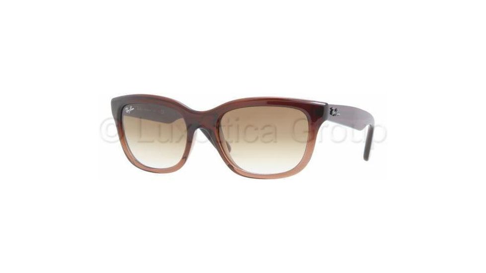 Ray-Ban RB4159 Progressive Prescription Sunglasses RB4159-827-51-5419 - Lens Diameter: 54 mm, Frame Color: Brown Pipe Grad. On Brown Tr.
