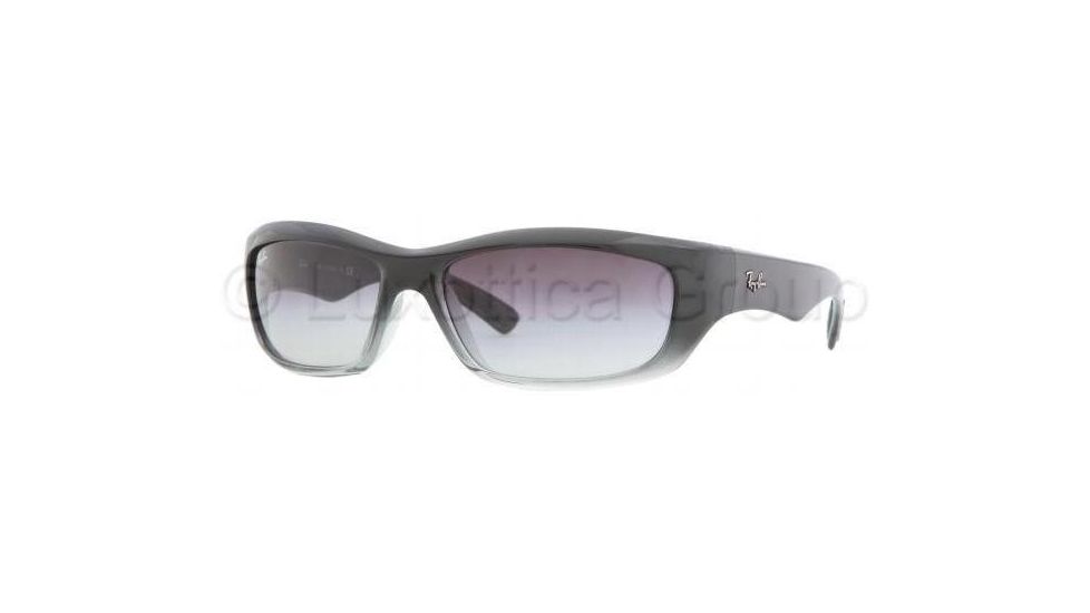 Ray-Ban RB4160 Single Vision Prescription Sunglasses RB4160-842-32-6017 - Lens Diameter: 60 mm, Frame Color: Black On Gray