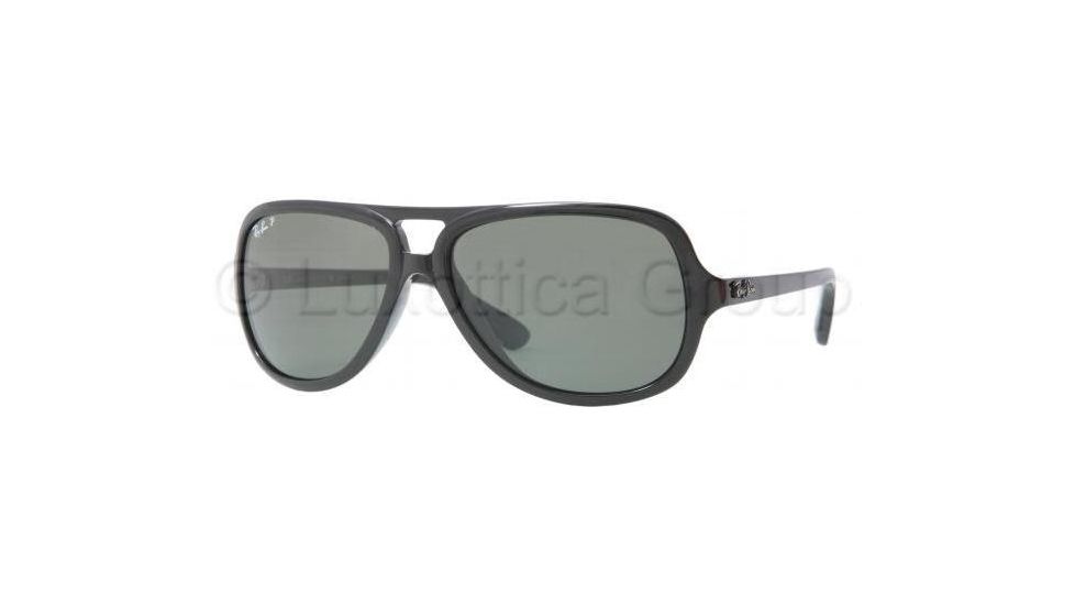Ray-Ban RB4162 Sunglasses 601/58-5915 - Black Crystal Green Polarized
