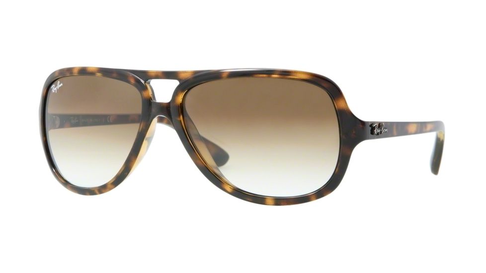 Ray-Ban RB4162 Sunglasses 710/51-59 - Light Havana Frame, Crystal Brown Gradient Lenses
