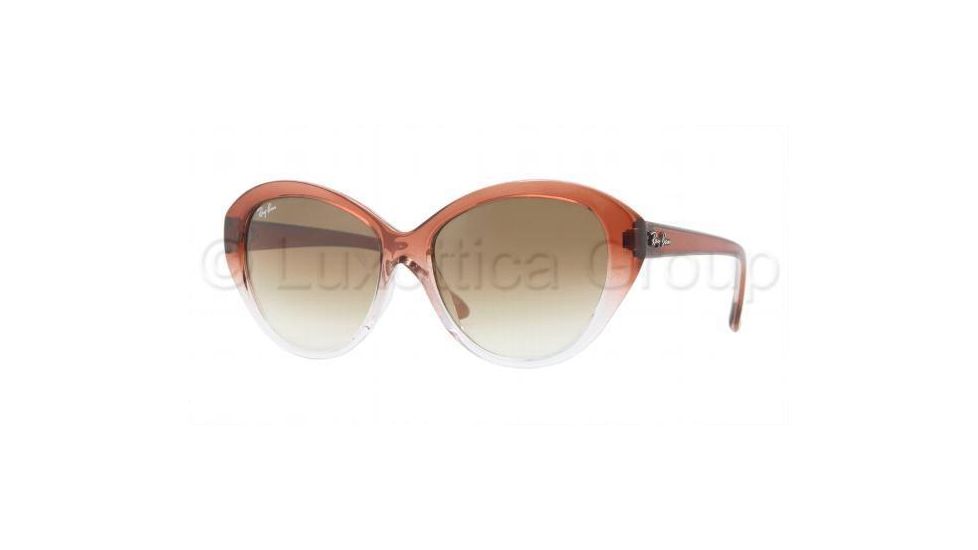 Ray-Ban RB4163 Sunglasses 840/51-5515 - Brown Gradient/Transpare Crystal Brown Gradient