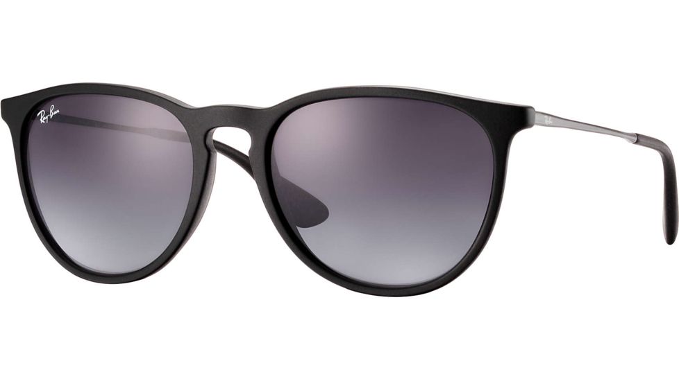 Ray-Ban RB4171 Sunglasses 622/8G-5418 - Black Rubber Frame, Gray Gradient Lenses