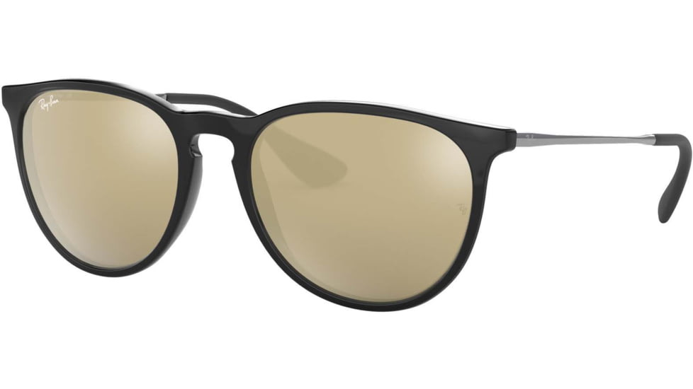 Ray-Ban RB4171 Sunglasses 601/5A-54 - Black Frame, Light Brown Mirror Gold Lenses