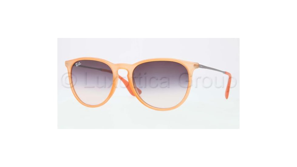 Ray-Ban RB4171 Sunglasses 602636-5418 - Transparent Orange Rubber Frame, Gradient Grey Lenses