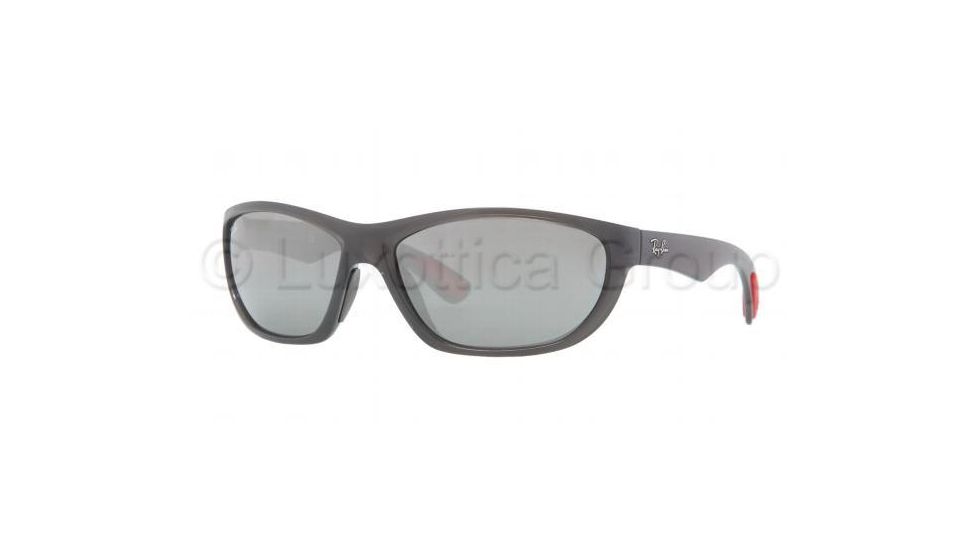 Ray-Ban RB4188 Bifocal Prescription Sunglasses RB4188-60066G-63 - Lens Diameter 63 mm, Frame Color Shiny Grey