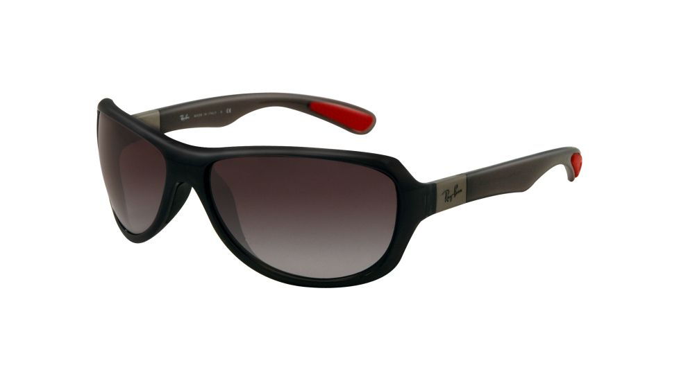 Ray-Ban RB4189 Sunglasses 60068G-6416 - Shiny Grey Frame, Grey Gradient Lenses