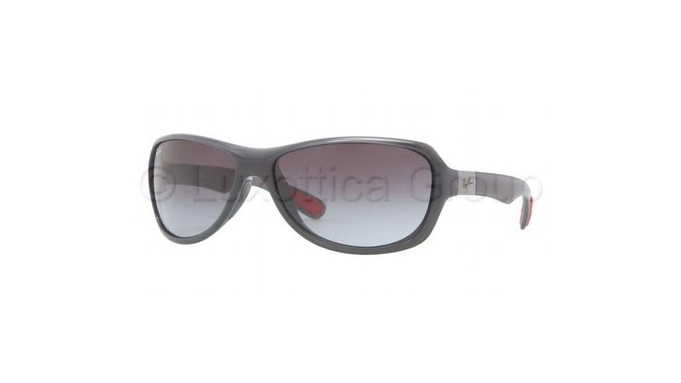 Ray-Ban RB4189 Sunglasses 60068G-6416 - Shiny Grey Frame, Grey Gradient Lenses