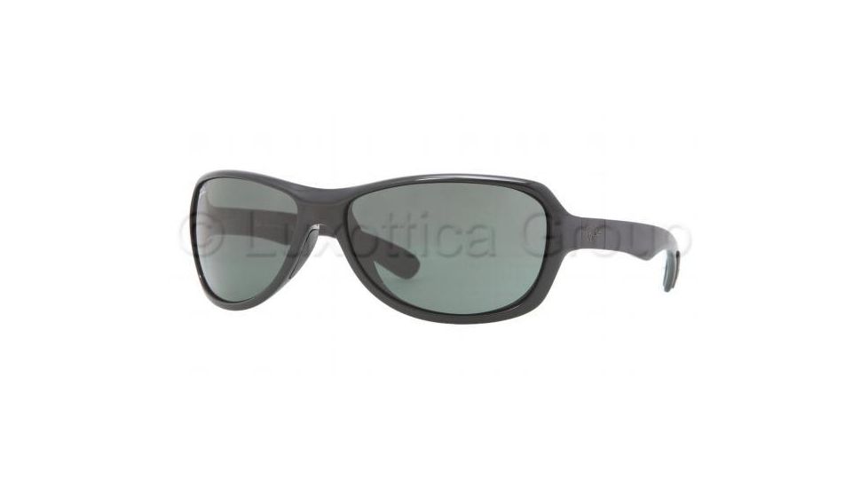 Ray-Ban RB4189 Sunglasses 601/71-6416 - Black Frame, Green Lenses