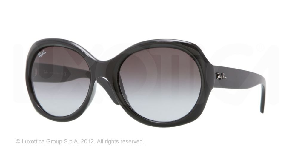 Ray-Ban RB4191 Sunglasses 601/8G-5719 - Black Frame, Gray Gradient Lenses