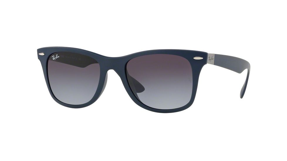 Ray-Ban RB4195F Single Vision Prescription Sunglasses RB4195F-63318G-52 - Lens Diameter 52 mm, Frame Color Matte Dark Blue