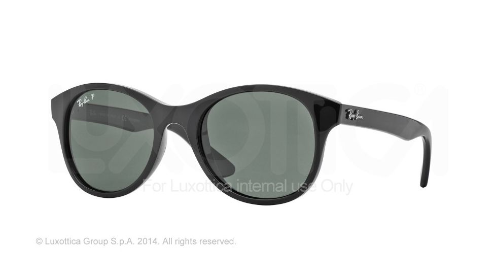 Ray-Ban RB4203 Sunglasses 601/58-51 - Black Frame, Crystal Green Polarized Lenses