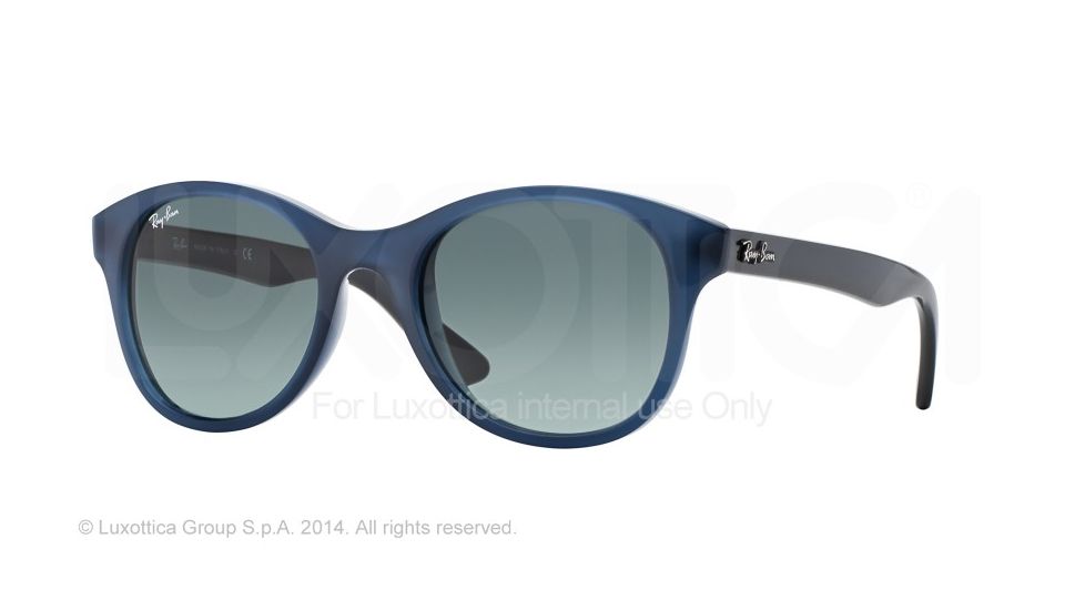 Ray-Ban RB4203 Sunglasses 604271-51 - Opaline Blue-grey Frame, Grey Gradient Dark Grey Lenses