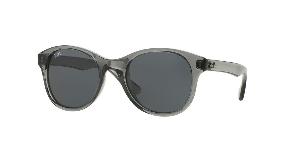Ray-Ban RB4203 Sunglasses 621/87-51 - Trasparent Shiny Grey Frame, Dark Grey Lenses