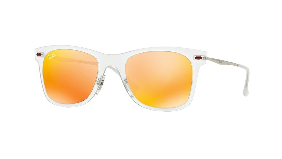 Ray-Ban RB4210 Progressive Prescription Sunglasses RB4210-646-6Q-50 - Lens Diameter 50 mm, Frame Color Matte Trasparent