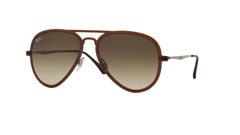 Ray-Ban RB4211 Sunglasses 612213-56 - Matte Dark Brown Frame, Gradient Brown Lenses
