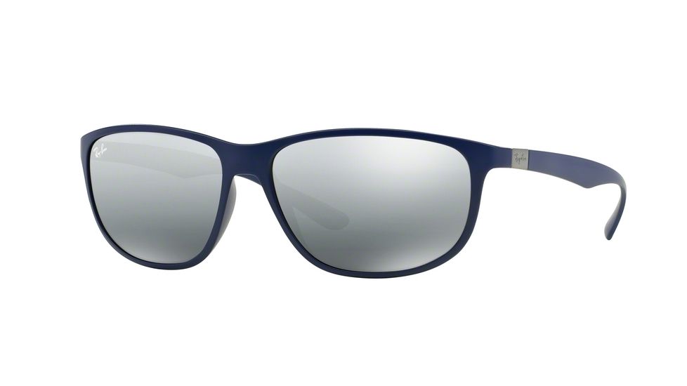Ray-Ban RB4213 Single Vision Prescription Sunglasses RB4213-616188-61 - Lens Diameter 61 mm, Frame Color Matte Dark Blue