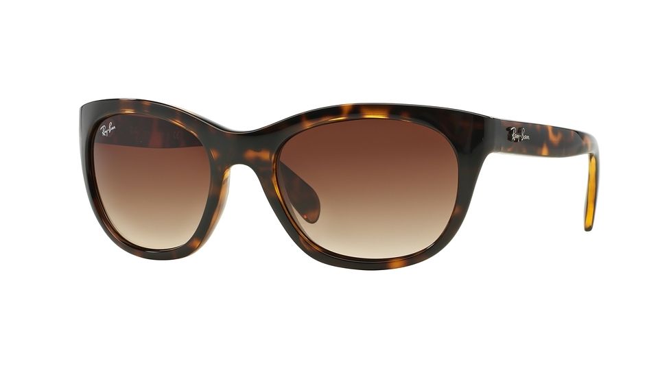 Ray-Ban RB4216 Sunglasses 710/13-56 - Light Havana Frame, Brown Gradient Lenses