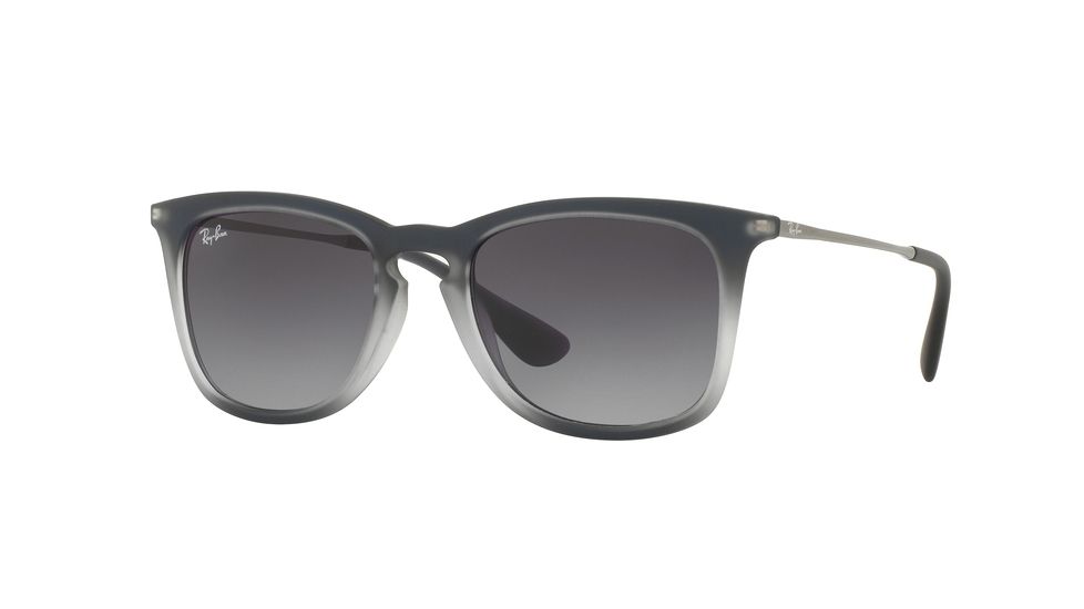 Ray-Ban RB4221F Bifocal Prescription Sunglasses RB4221F-62268G-52 - Lens Diameter 52 mm, Frame Color Shot Grey On Black