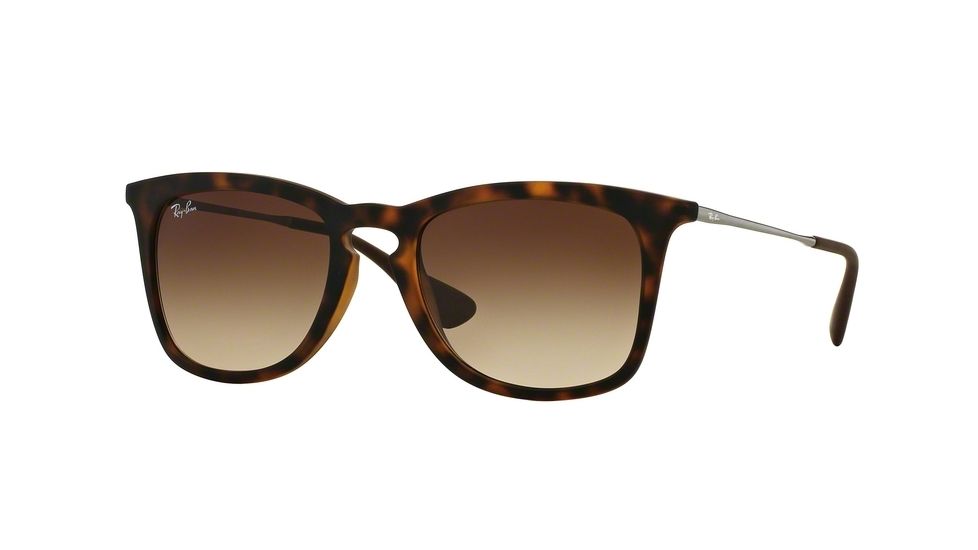 Ray-Ban RB4221F Bifocal Prescription Sunglasses RB4221F-865-13-52 - Lens Diameter 52 mm, Frame Color Rubber Dark Havana