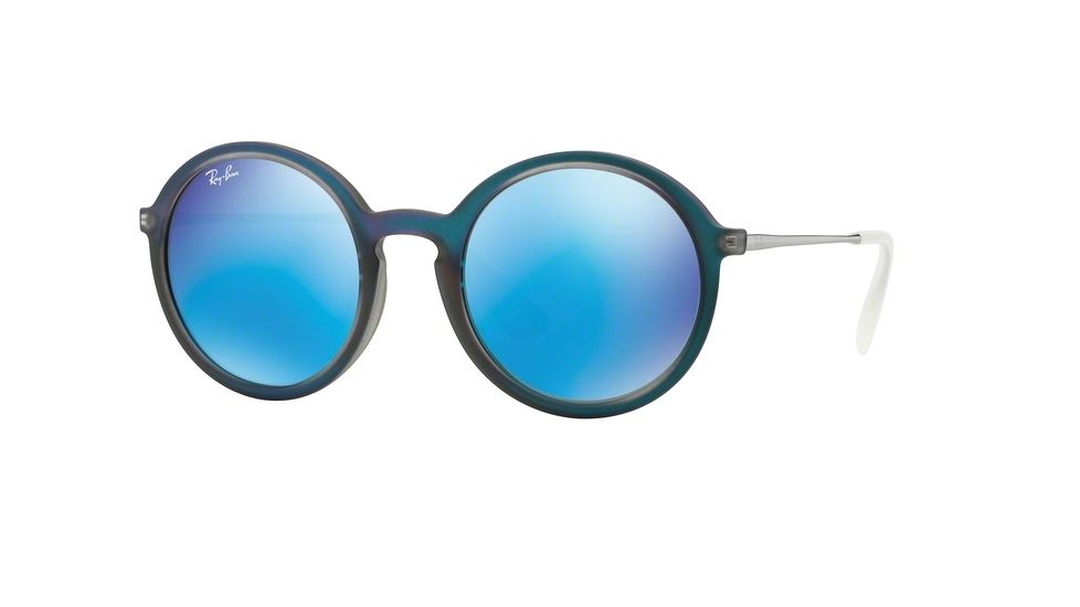Ray-Ban RB4222 Bifocal Prescription Sunglasses RB4222-617055-50 - Lens Diameter 50 mm, Frame Color Shot Blue Rubber