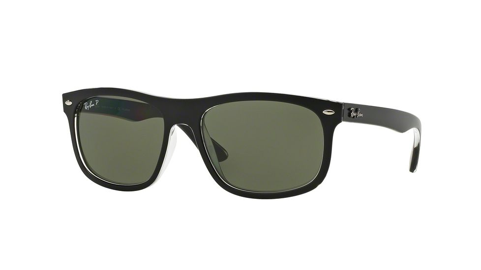 Ray-Ban RB4226 Single Vision Prescription Sunglasses RB4226-60529A-59 - Lens Diameter 59 mm, Frame Color Top Matte Black On Trasparent