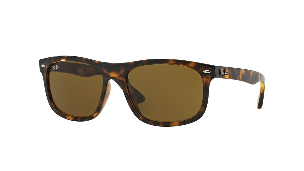 Ray-Ban RB4226F Sunglasses 710/73-59 - Shiny Havana Frame, Dark Brown Lenses