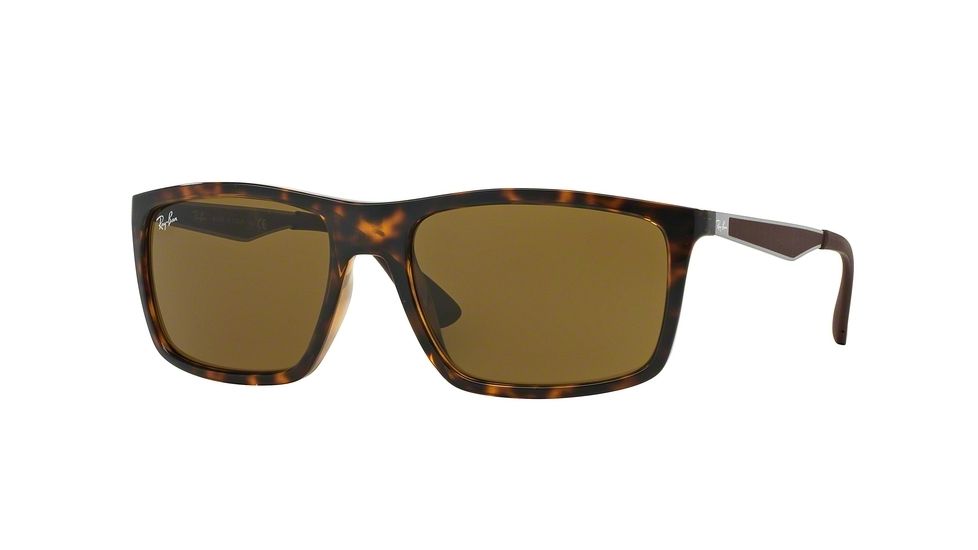 Ray-Ban RB4228 Progressive Prescription Sunglasses RB4228-710-73-58 - Lens Diameter 58 mm, Frame Color Shiny Havana