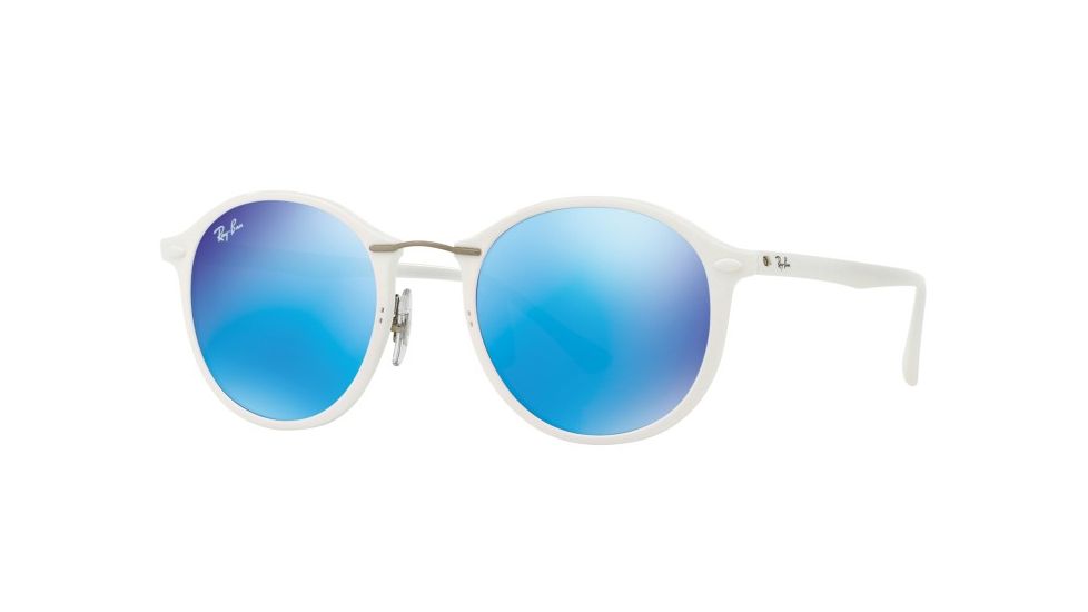 Ray-Ban RB4242 Bifocal Prescription Sunglasses RB4242-671-55-49 - Lens Diameter 49 mm, Frame Color Shiny White