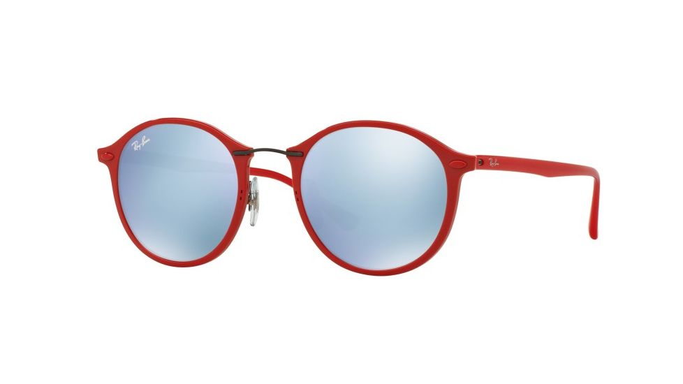 Ray-Ban RB4242 Bifocal Prescription Sunglasses RB4242-764-30-49 - Lens Diameter 49 mm, Frame Color Shiny Red