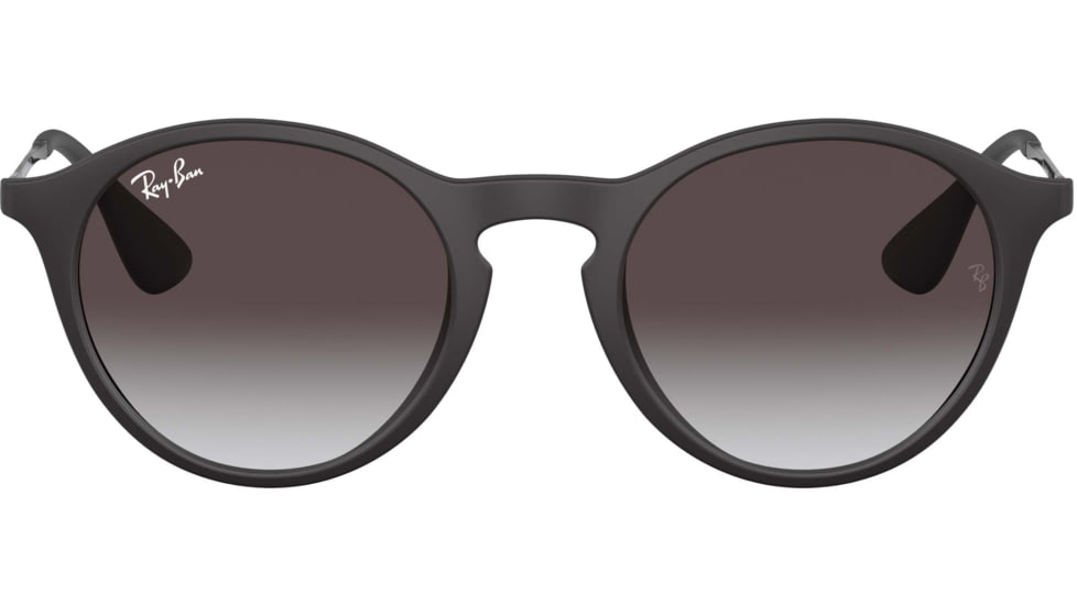 Ray-Ban RB4243 Sunglasses 622/8G-49 - Rubber Black Frame, Grey Gradient Dark Grey Lenses