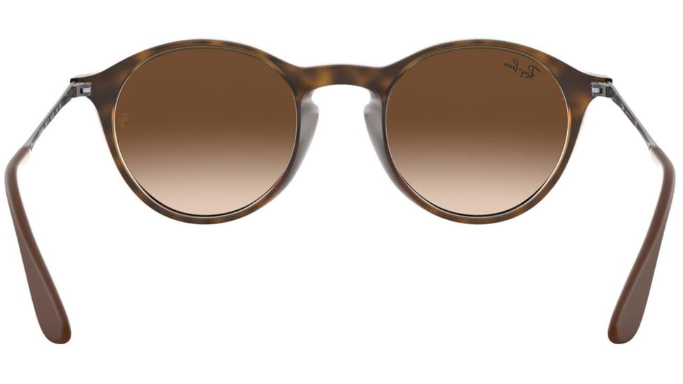Ray-Ban RB4243 Sunglasses 865/13-49 - Rubber Havana Frame, Brown Gradient Dark Brown Lenses