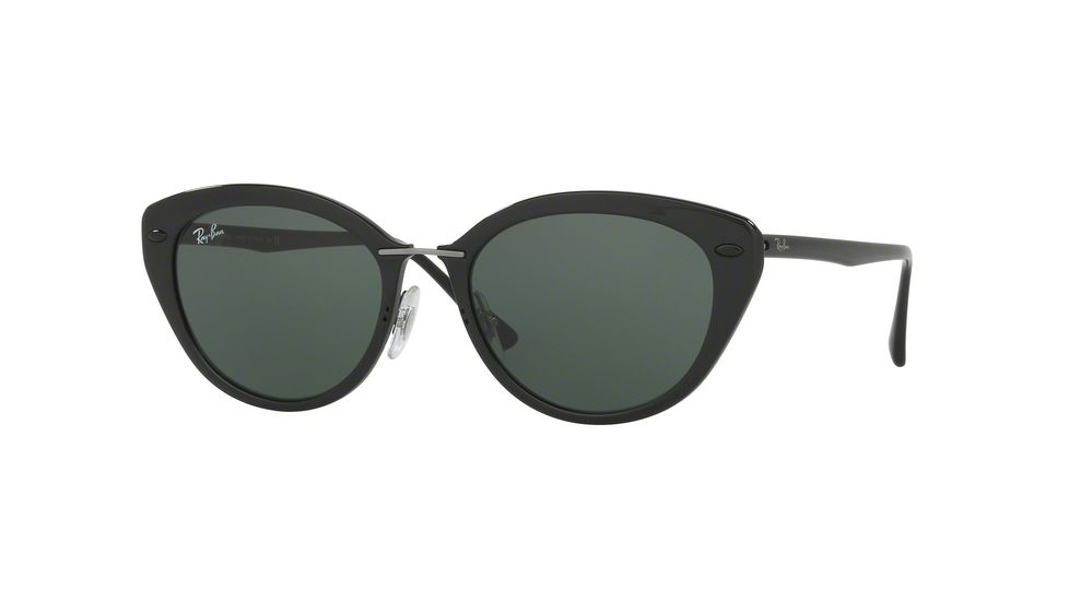 Ray-Ban RB4250 Sunglasses 601/71-52 - Black Frame, Green Lenses
