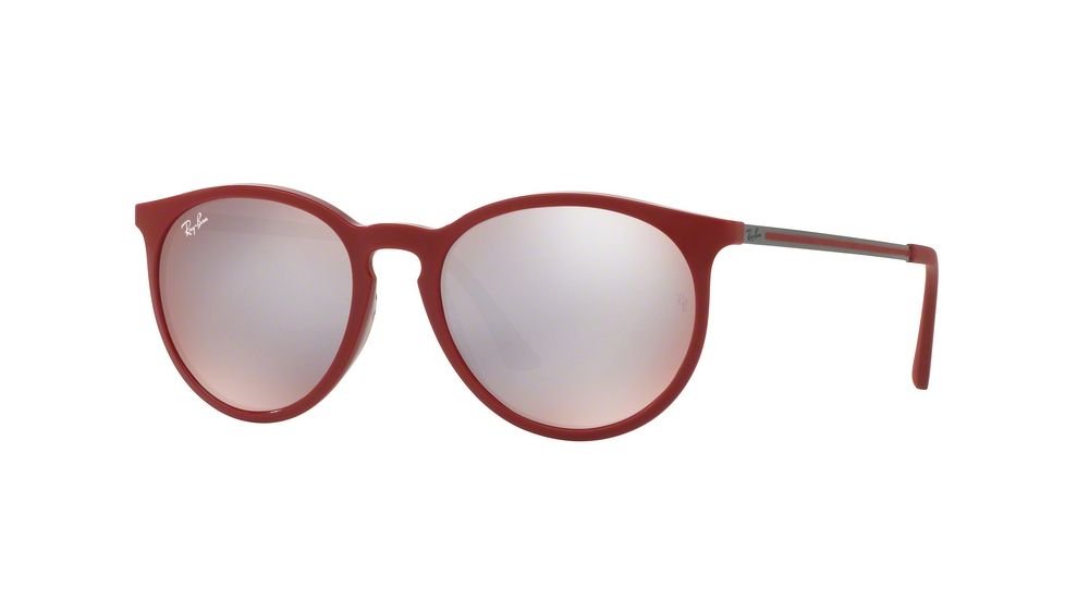 Ray-Ban RB4274F Single Vision Prescription Sunglasses, 57mm, Bordo', RB4274F-6261B5-57-SV