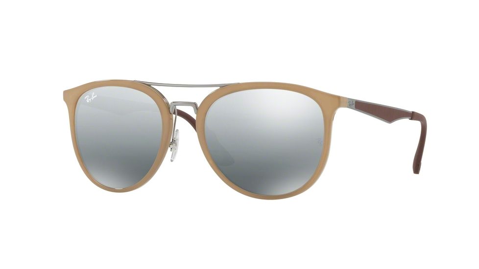 Ray-Ban RB4285 Progressive Prescription Sunglasses RB4285-616688-55 - Lens Diameter 55 mm, Frame Color Beige