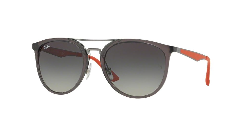 Ray-Ban RB4285 Progressive Prescription Sunglasses RB4285-637311-55 - Lens Diameter 55 mm, Frame Color Transparent Grey