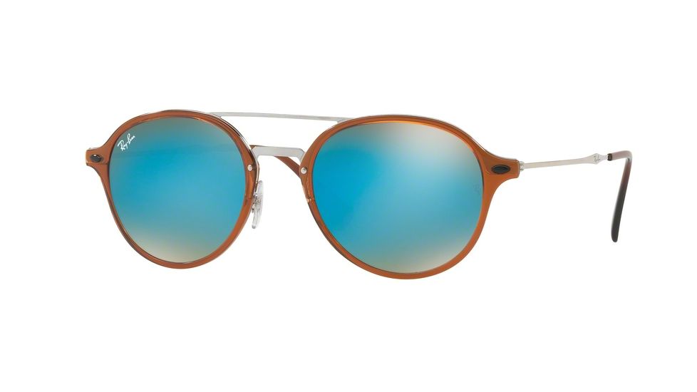 Ray-Ban RB4287 Bifocal Prescription Sunglasses RB4287-604-B7-55 - Lens Diameter 55 mm, Frame Color Shiny Brown