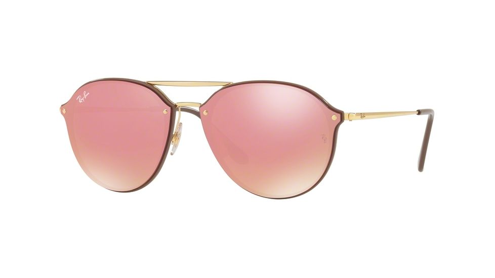 Ray-Ban RB4292N Sunglasses 6327E4-62 - Brown Frame, Pink Mirror Pink Lenses