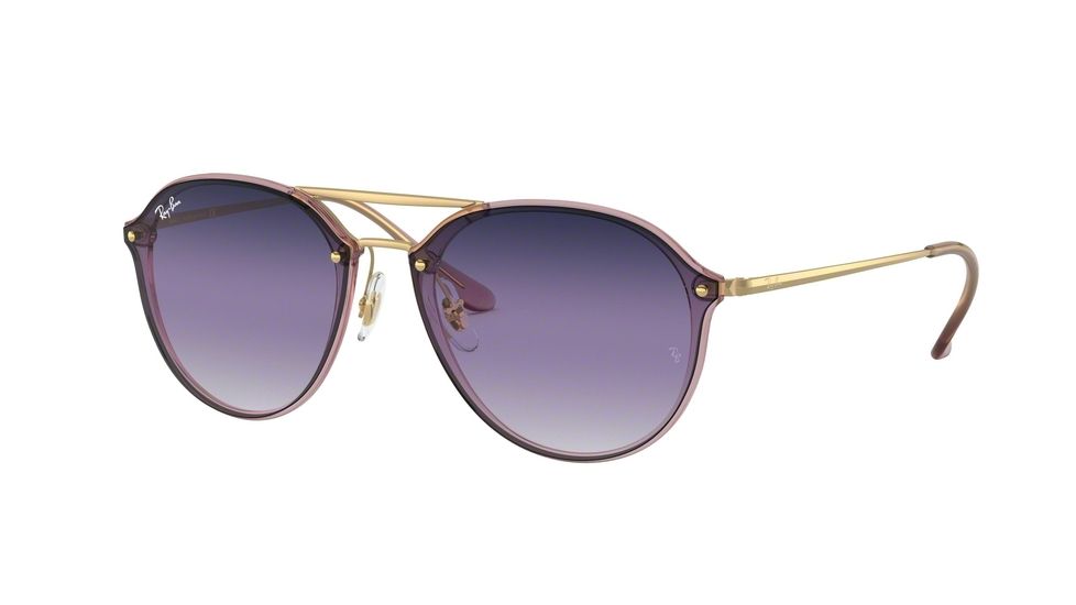 Ray-Ban RB4292N Sunglasses 63870U-62 - Pink Frame, Violet Gradient Blue Lenses