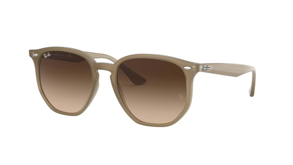 Ray-Ban RB4306 Prescription Sunglasses, 54mm, Beige, RB4306-616613-54-SV