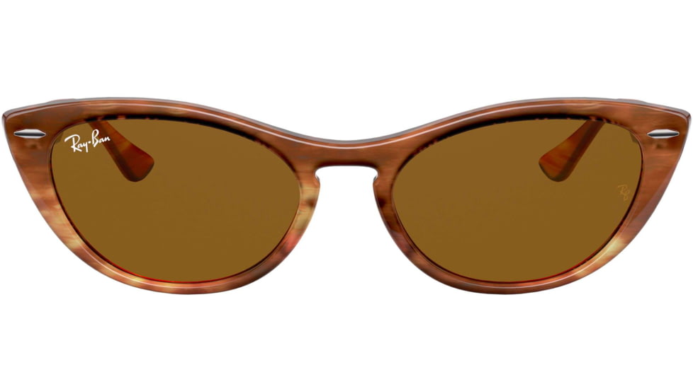 Ray-Ban RB4314N Sunglasses 954/33-54 - Womens, Stripped Brown Frame, Brown Lenses