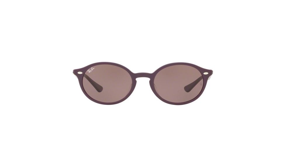 Ray-Ban RB4315F Progressive Prescription Sunglasses, 53mm, Violet, RB4315F-12607N-53-PRO