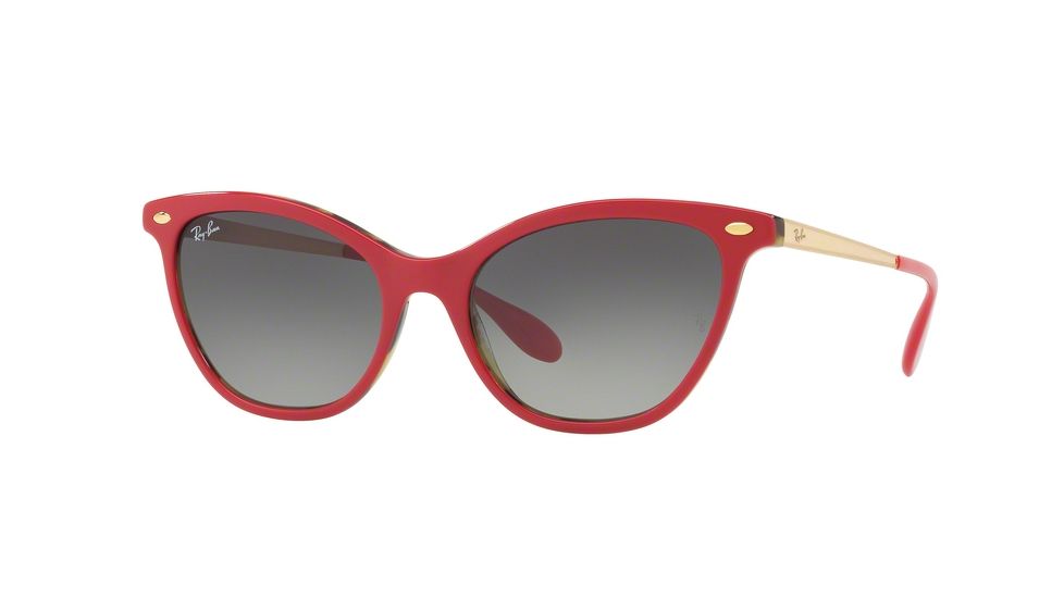 Ray-Ban RB4360 Bifocal Prescription Sunglasses RB4360-123411-54 - Lens Diameter 54 mm, Frame Color Top Bordeaux On Havana Green