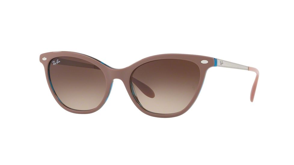 Ray-Ban RB4360 Bifocal Prescription Sunglasses RB4360-123513-54 - Lens Diameter 54 mm, Frame Color Top Light Brown On Havana Blue