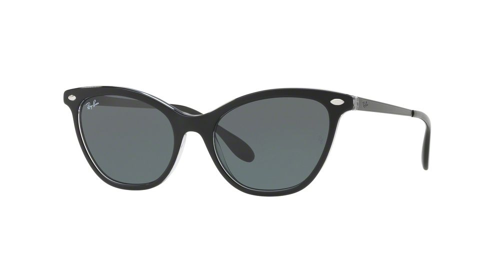 Ray-Ban RB4360 Bifocal Prescription Sunglasses RB4360-919-71-54 - Lens Diameter 54 mm, Frame Color Top Black On Trasparent