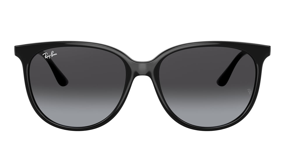 Ray-Ban RB4378 Sunglasses, Black Frame, Grey Gradient Lens, 54, RB4378-601-8G-54