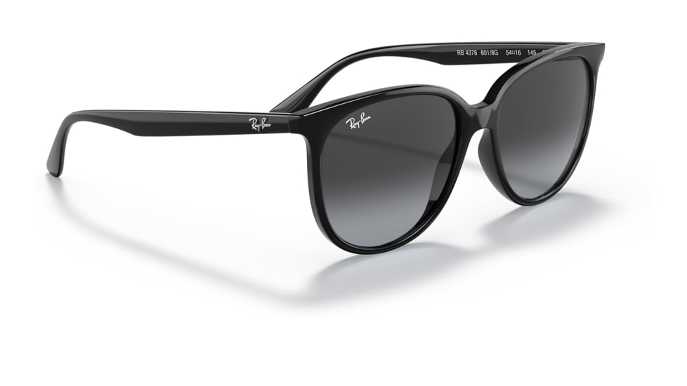 Ray-Ban RB4378 Sunglasses, Black Frame, Grey Gradient Lens, 54, RB4378-601-8G-54